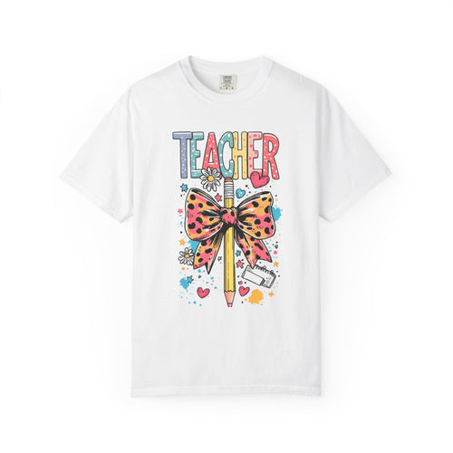 Colorful Leopard Print Back‑to‑School Tee