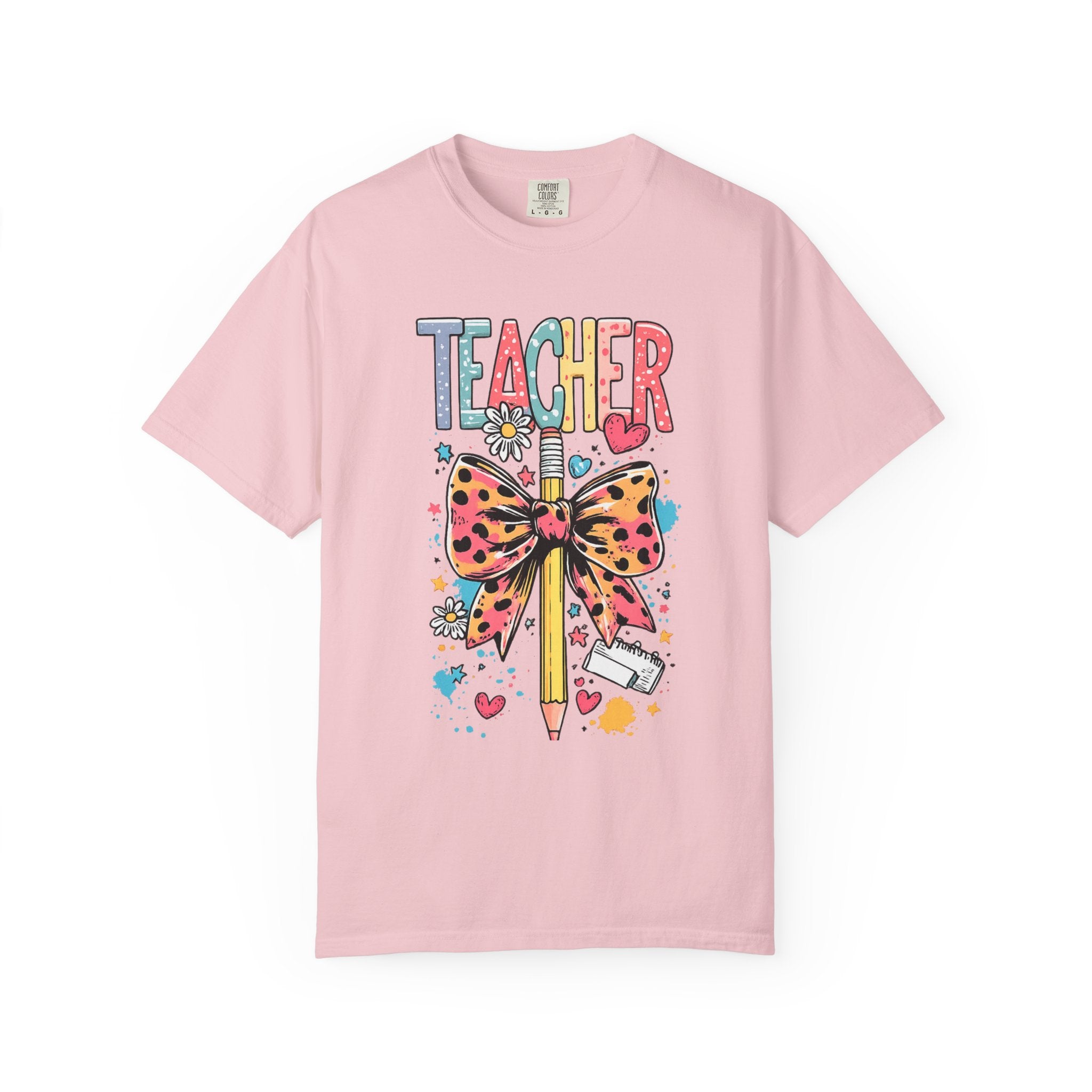 Colorful Leopard Print Back‑to‑School Tee