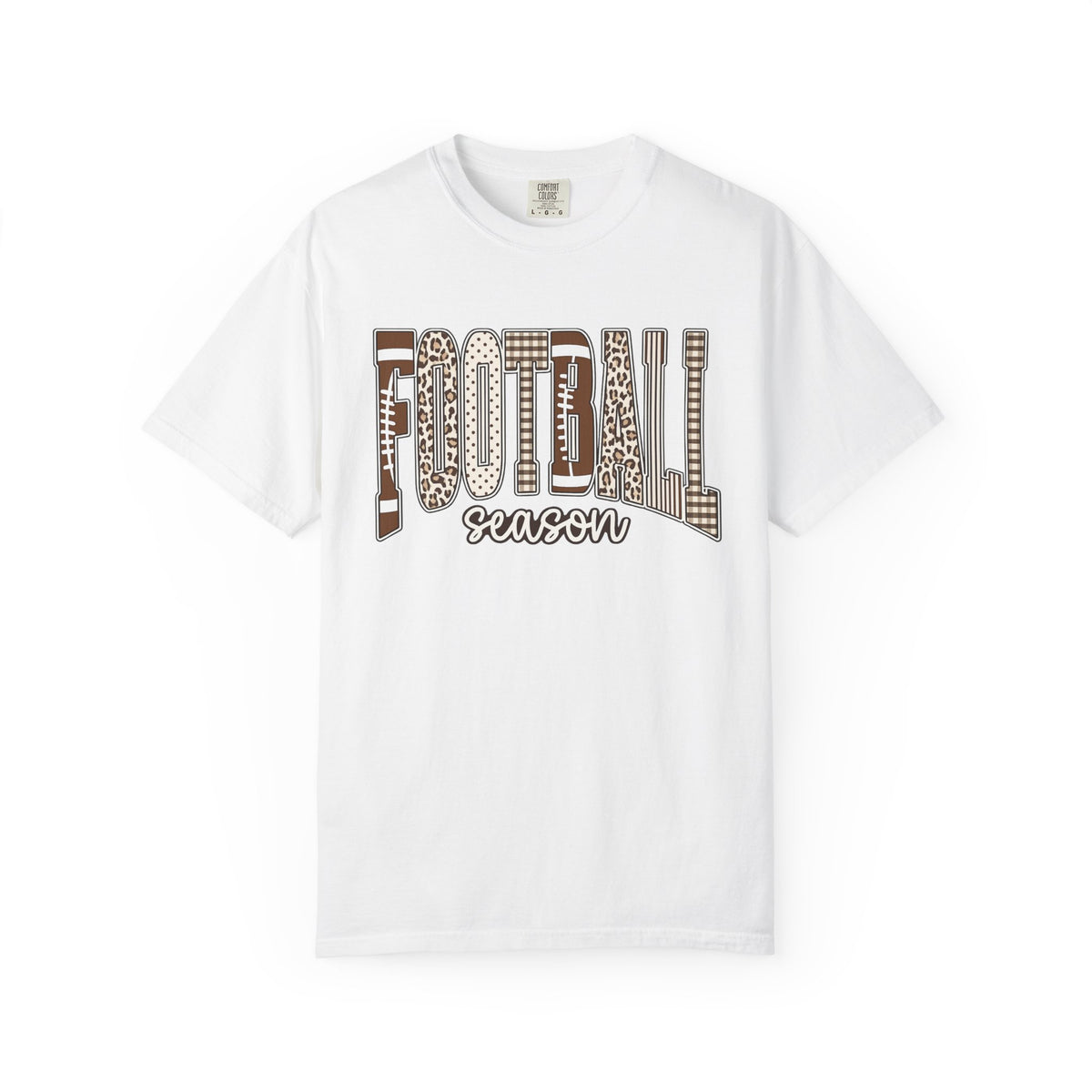 Football Season T-Shirt — Brown Vintage Stadium Graphic