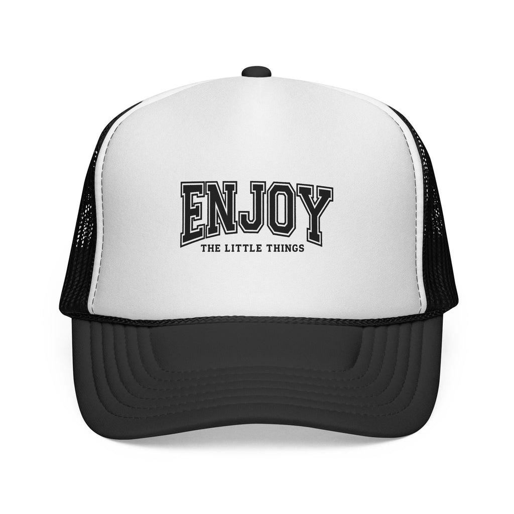 Enjoy Trucker Cap — "Enjoy The Little Things" Vintage Mesh Hat