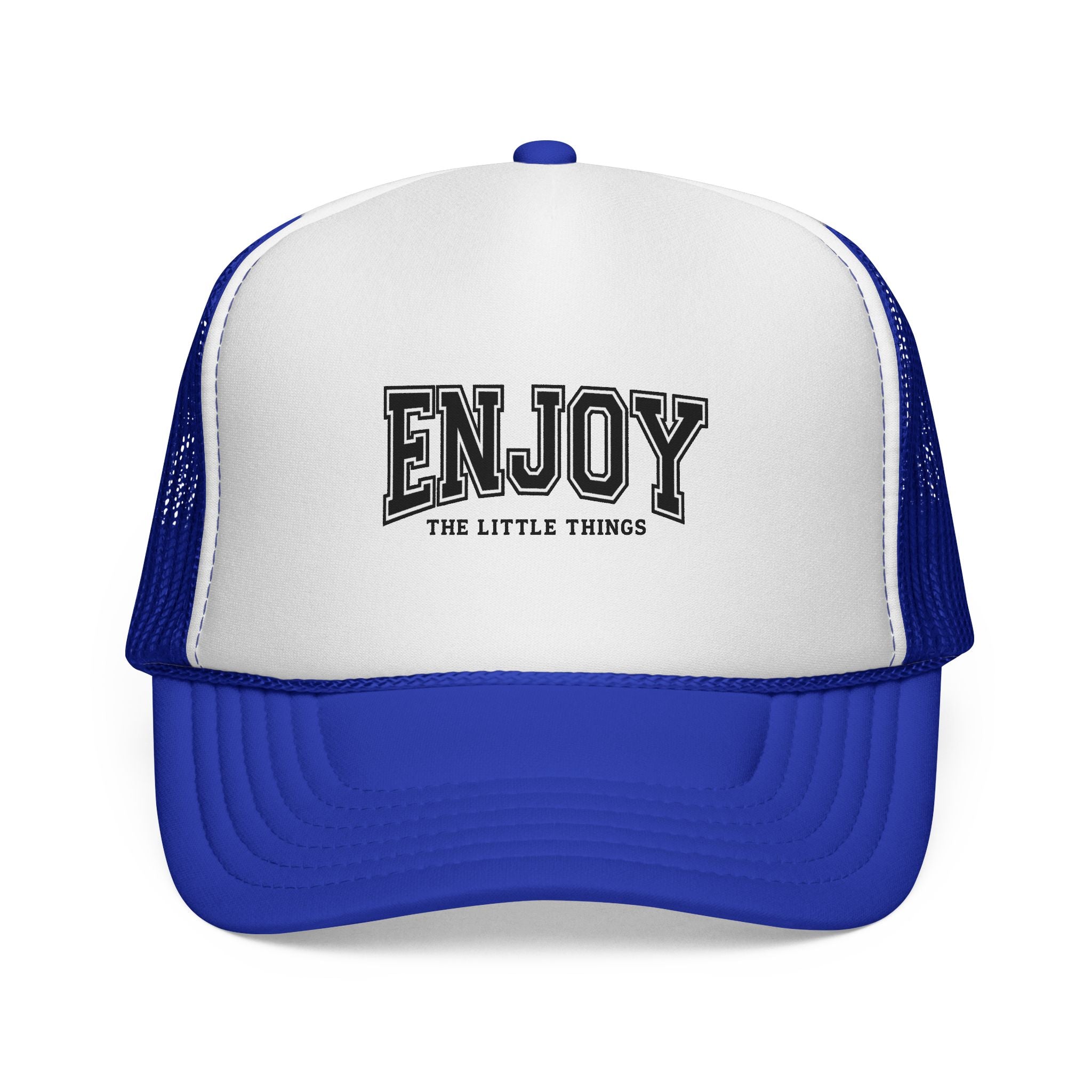 Enjoy Trucker Cap — "Enjoy The Little Things" Vintage Mesh Hat