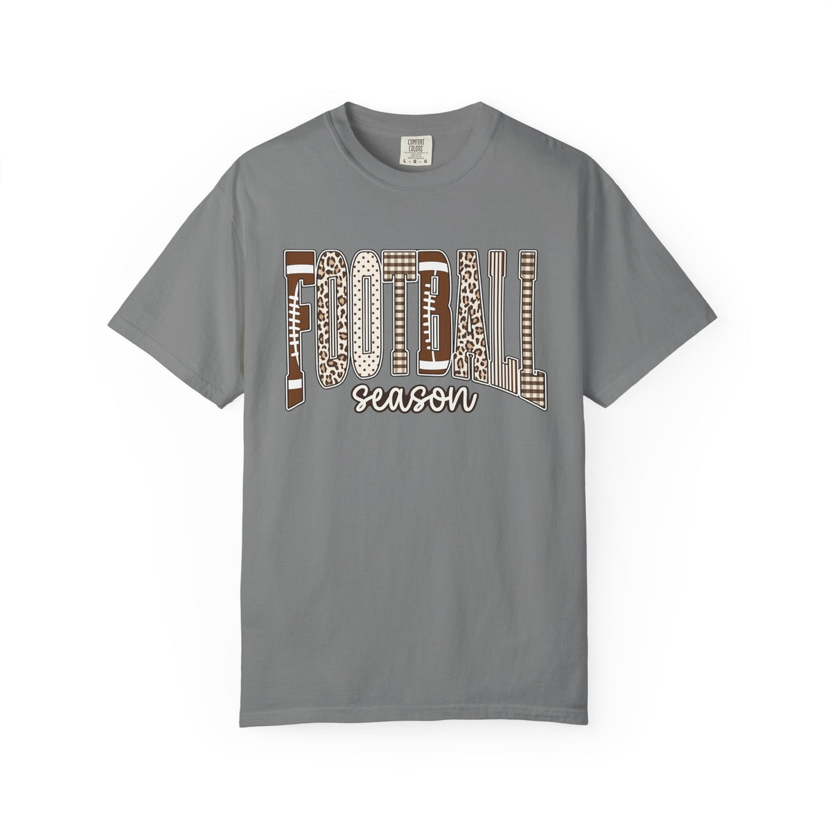 Football Season T-Shirt — Brown Vintage Stadium Graphic