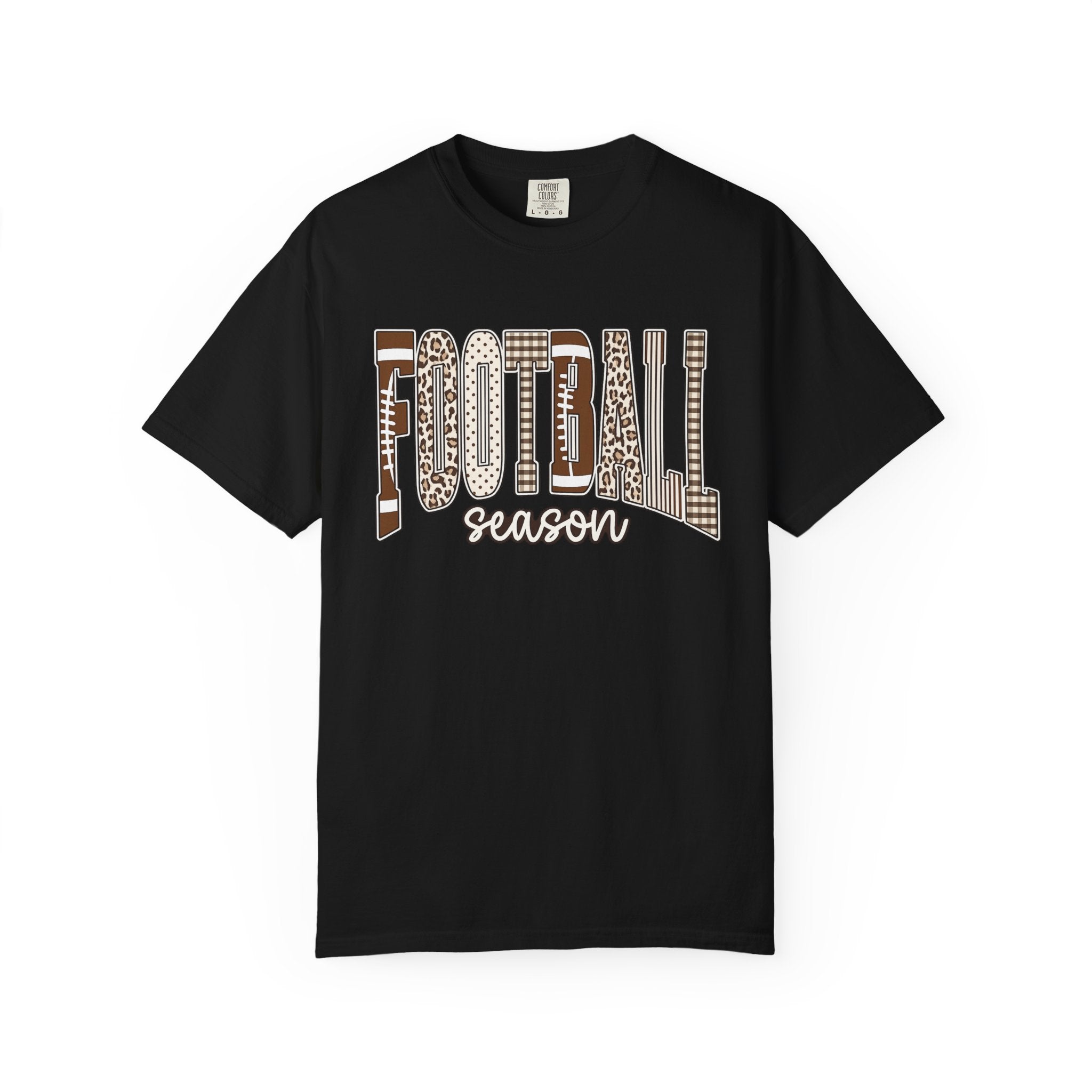 Football Season T-Shirt — Brown Vintage Stadium Graphic