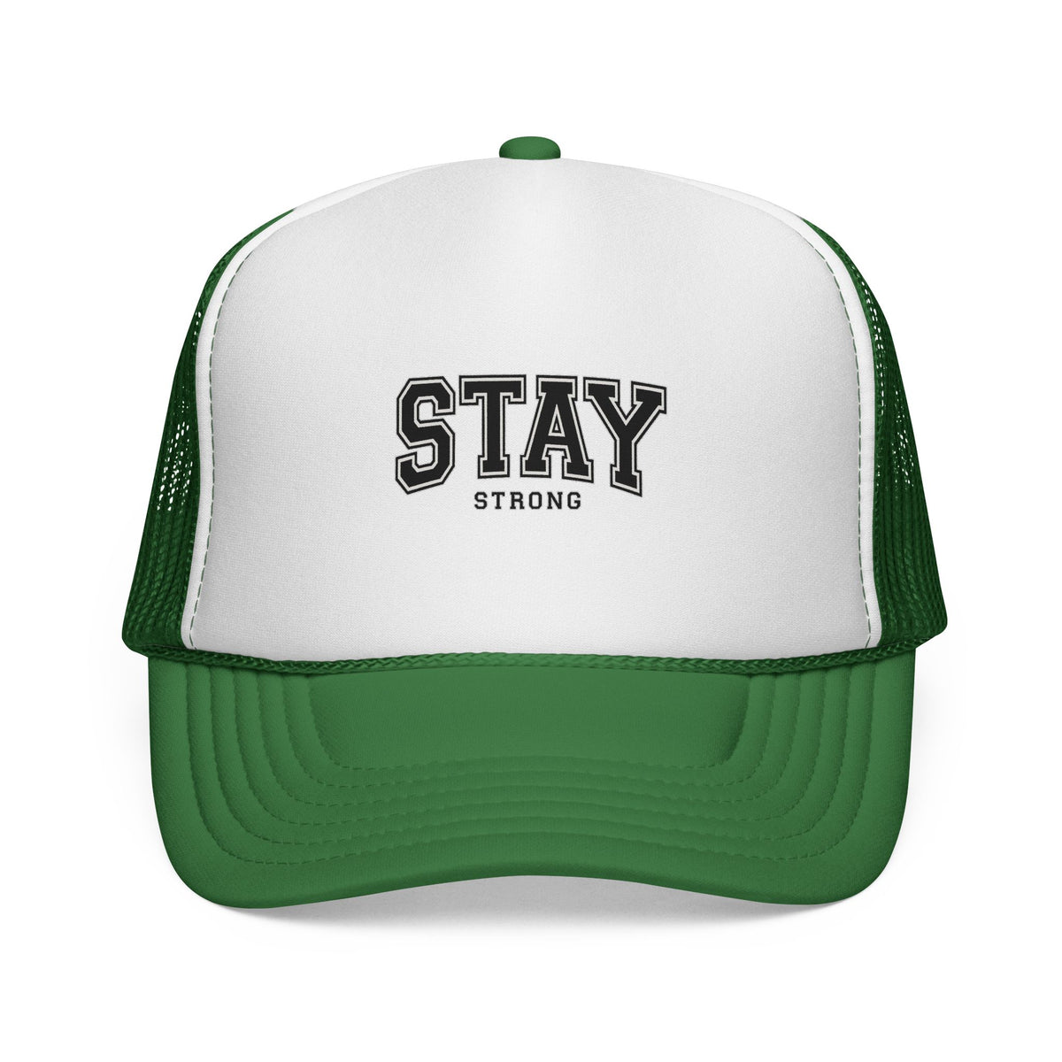 Stay Strong Trucker Cap — Motivational Mesh Back Hat