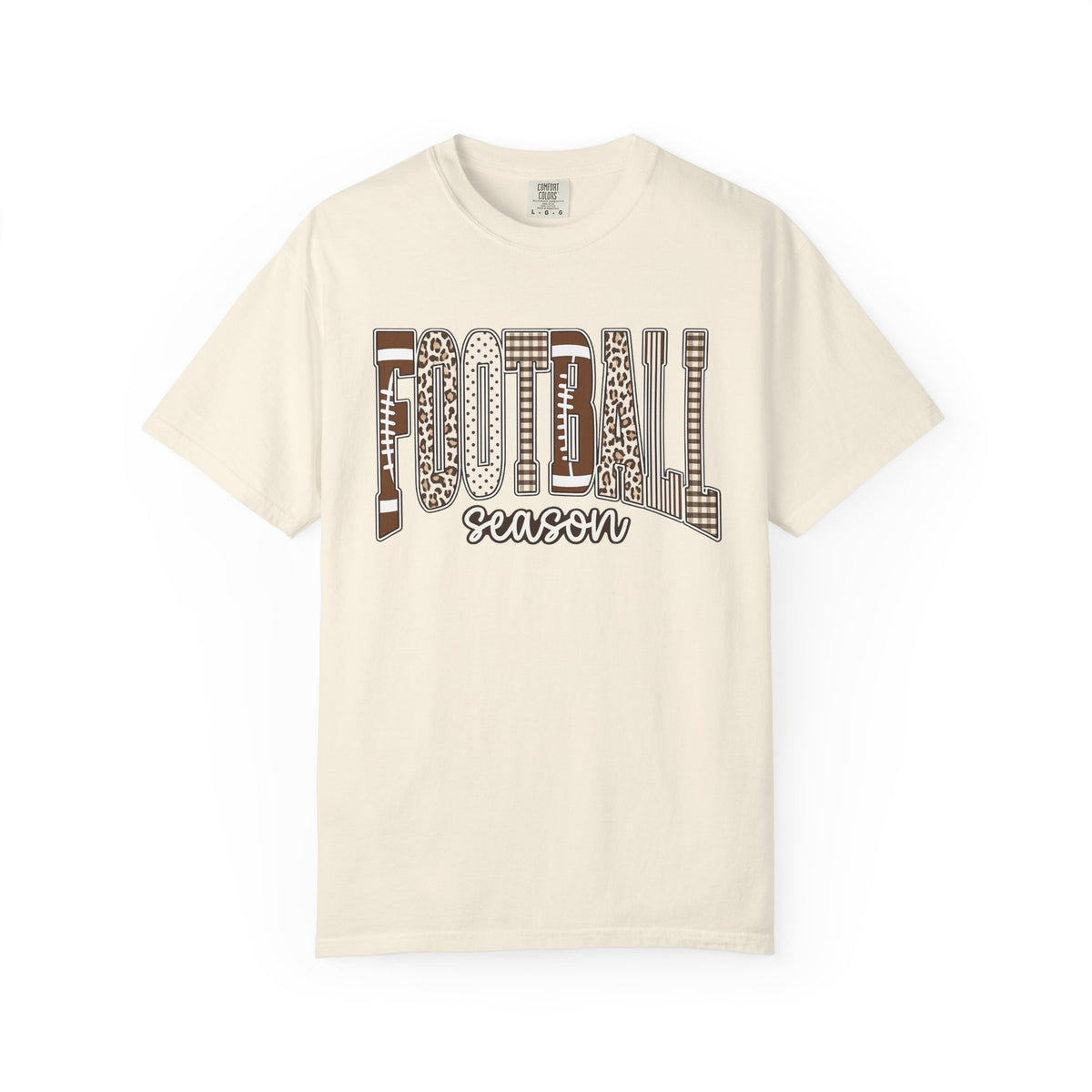 Football Season T-Shirt — Brown Vintage Stadium Graphic