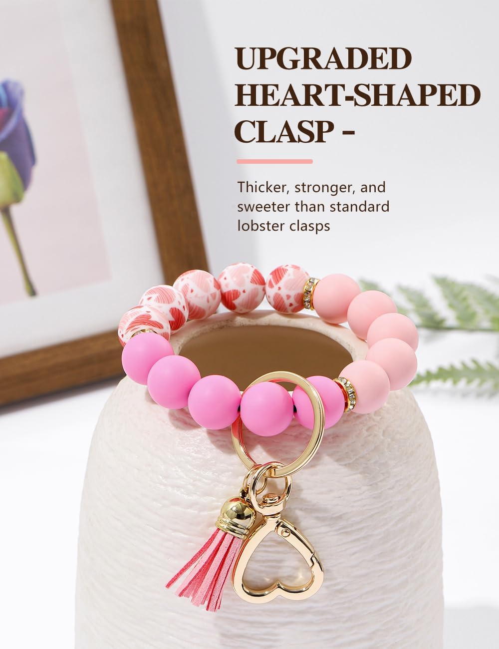Stylish Beaded Keychain Set