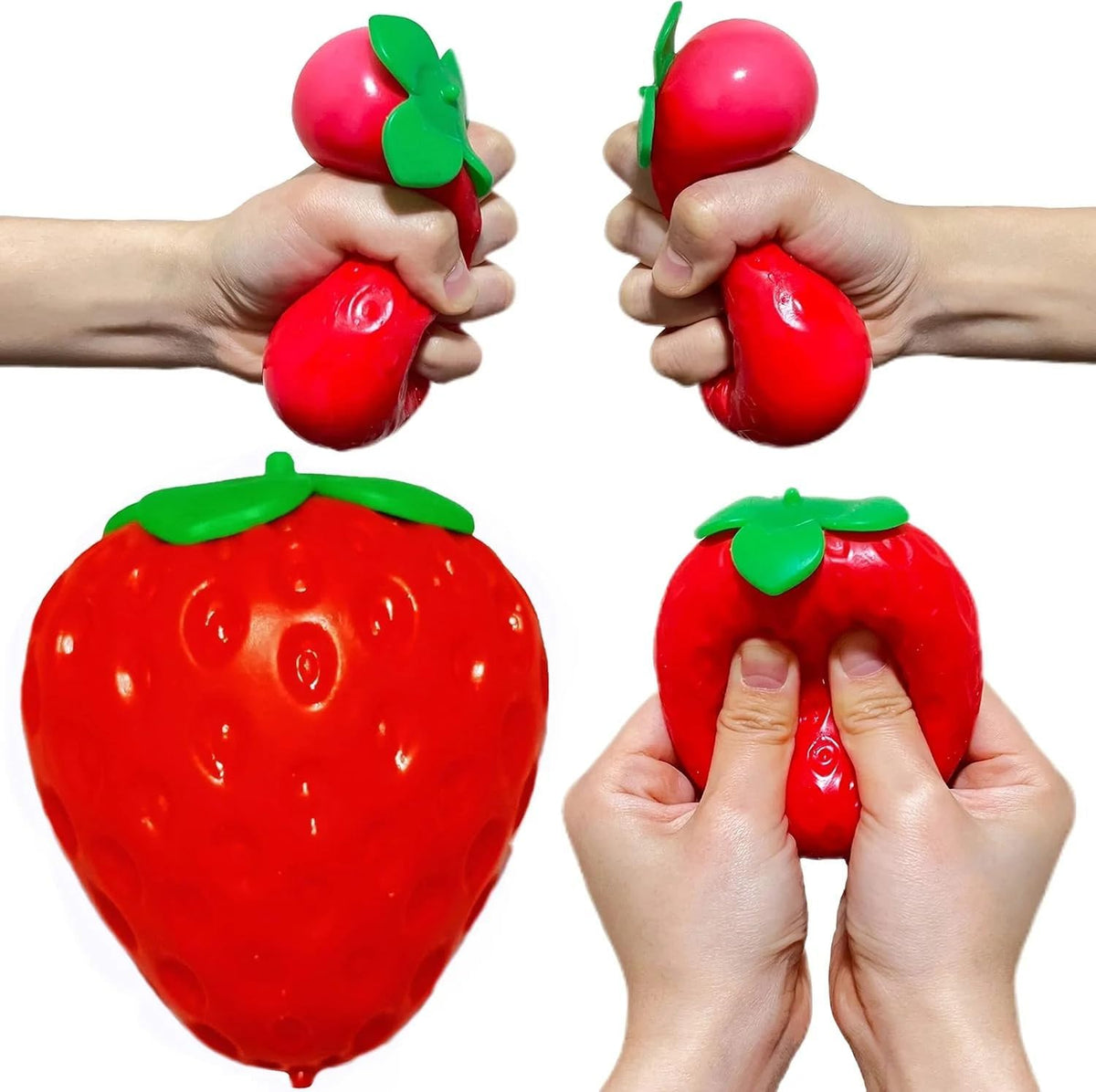 Giant Strawberry Squishy Toy