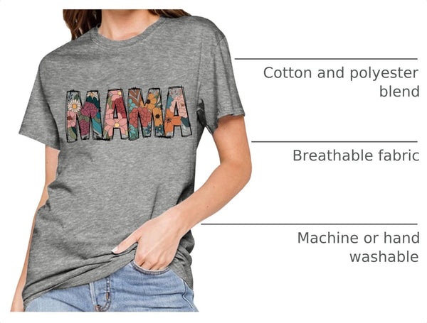 Chic Floral Mama Tee