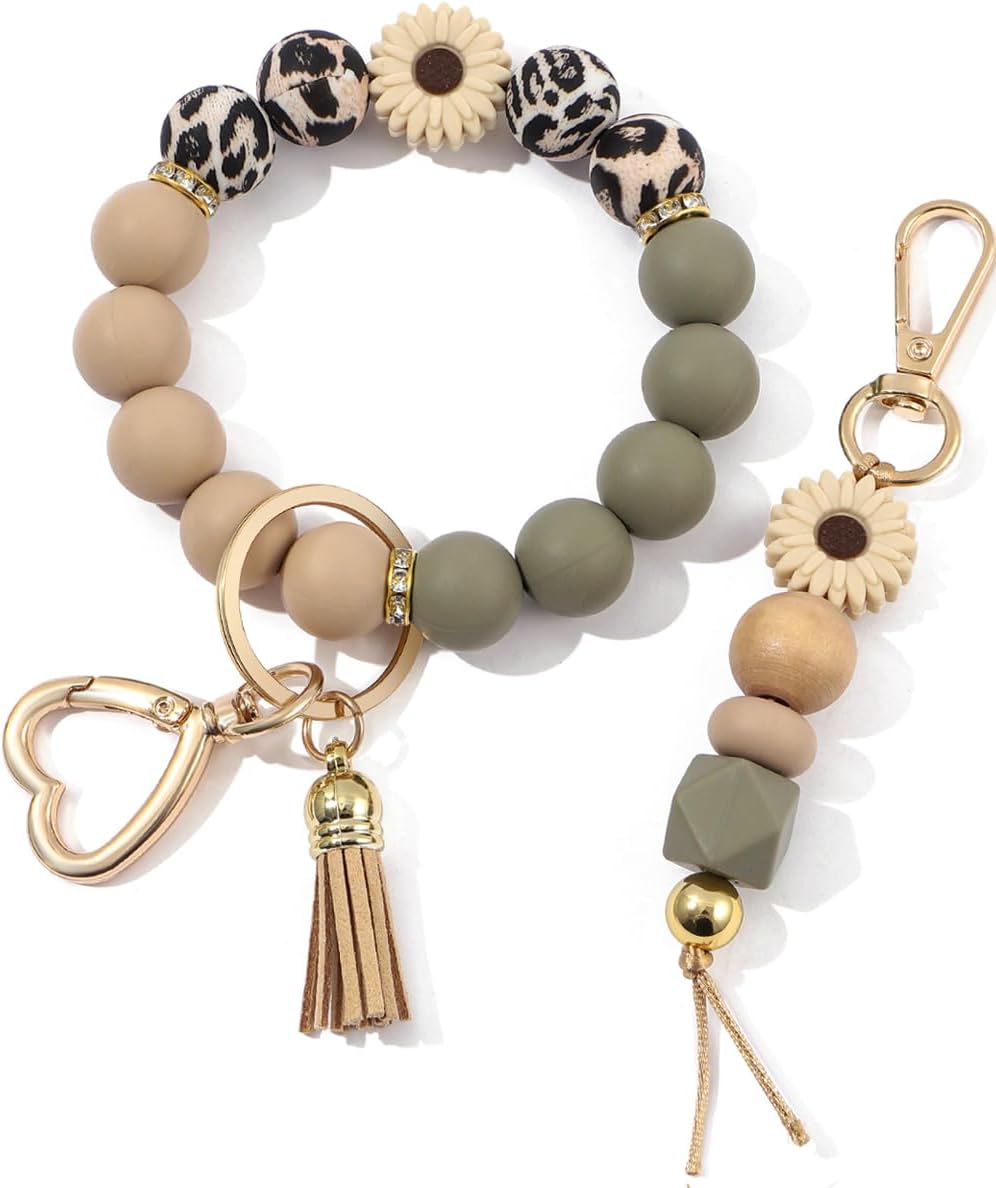 Stylish Silicone Keychain Bracelet