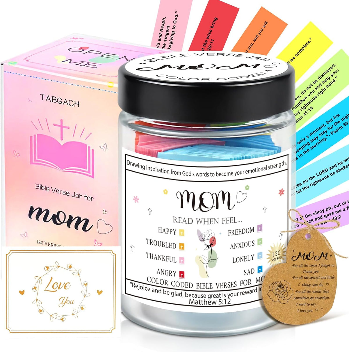 Inspiring Bible Verse Jar for Mom