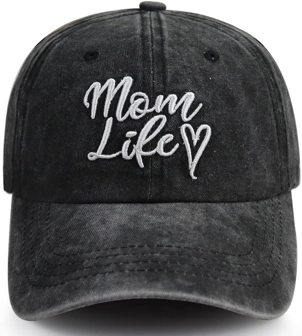 Mom Life Heart Baseball Cap