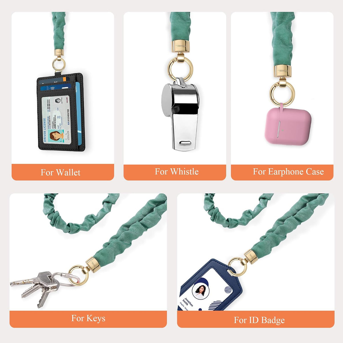 Stylish Lanyard & Keychain Set