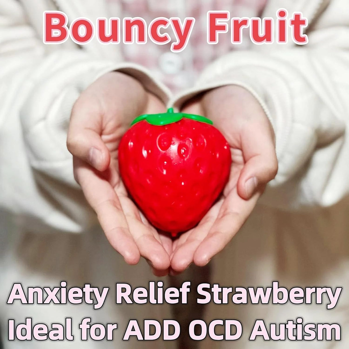 Giant Strawberry Squishy Toy
