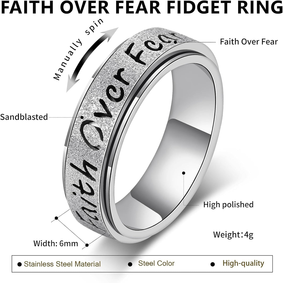 Faith & Focus Spinner Ring