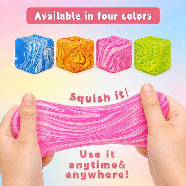 Calming Marble Squishy Cube