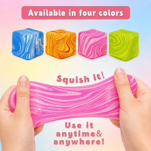 Calming Marble Squishy Cube