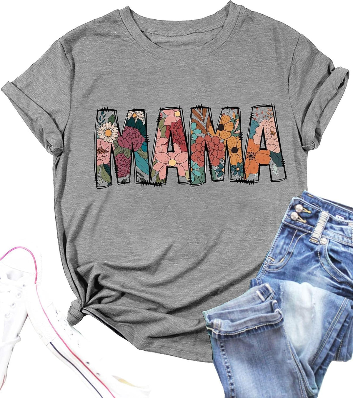 Chic Floral Mama Tee