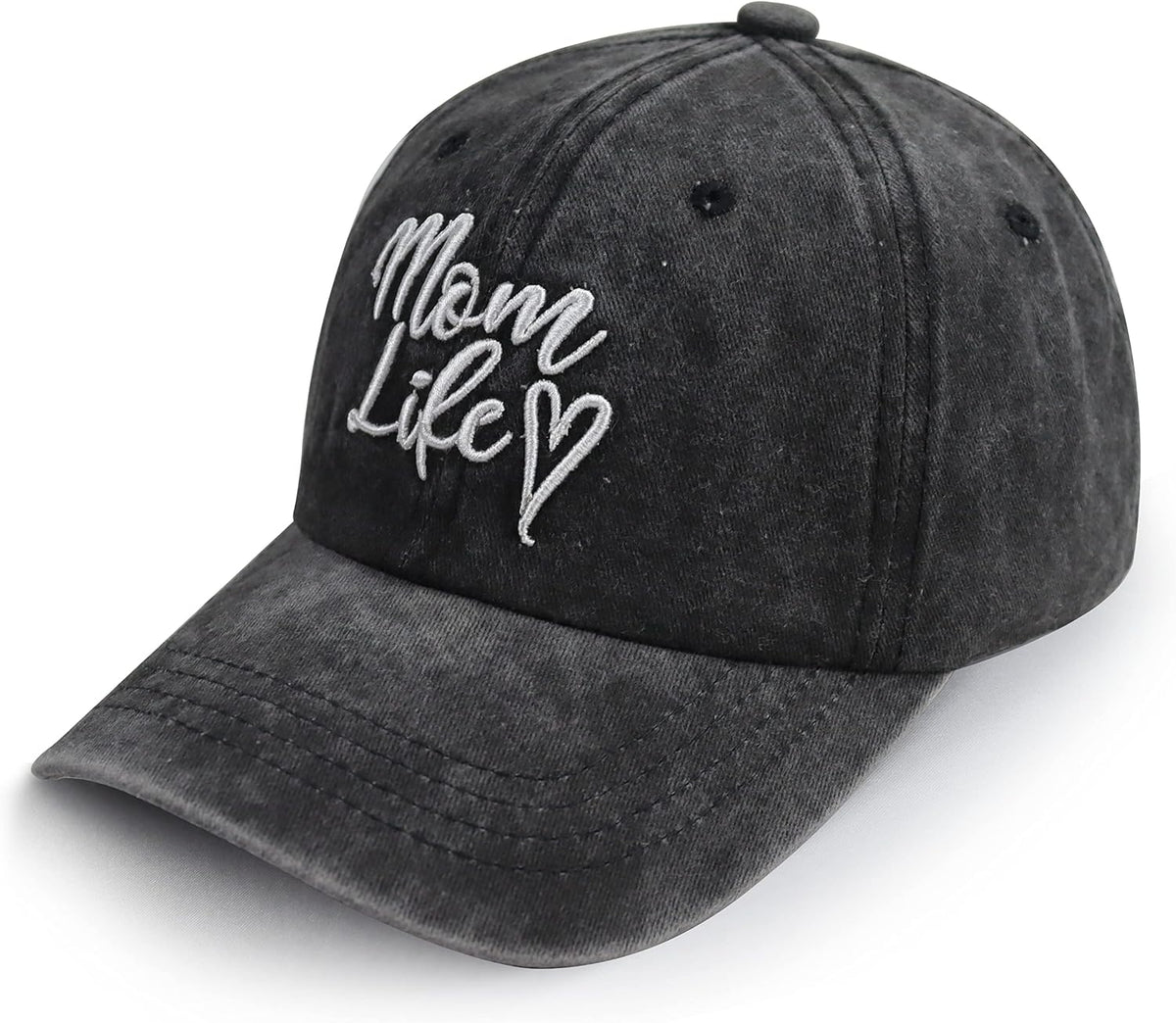 Mom Life Heart Baseball Cap