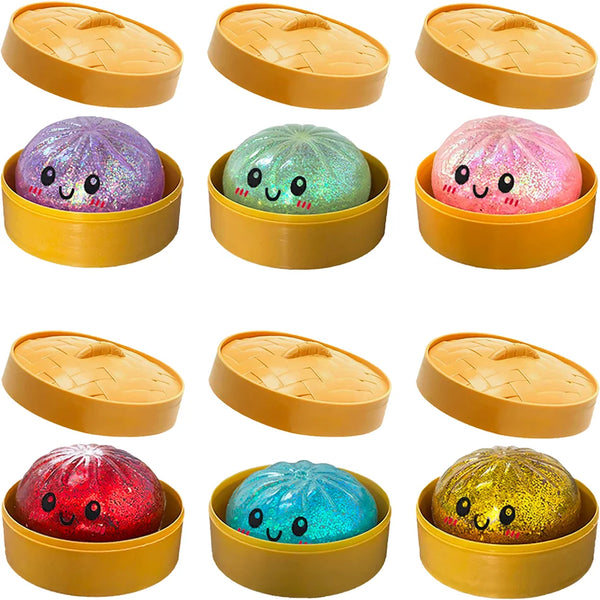 Glitter Squishy Dumplings Set